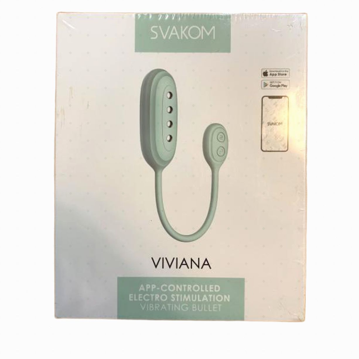 Trứng Rung Sốc Điện Svakom Viviana Điều Khiển App Từ Xa 