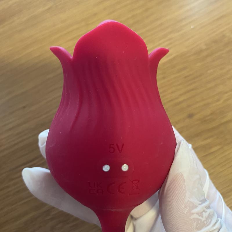 Máy Massage Trứng Rung Thụt Đôi Hoa Hồng Liếm Kích Thích Nữ