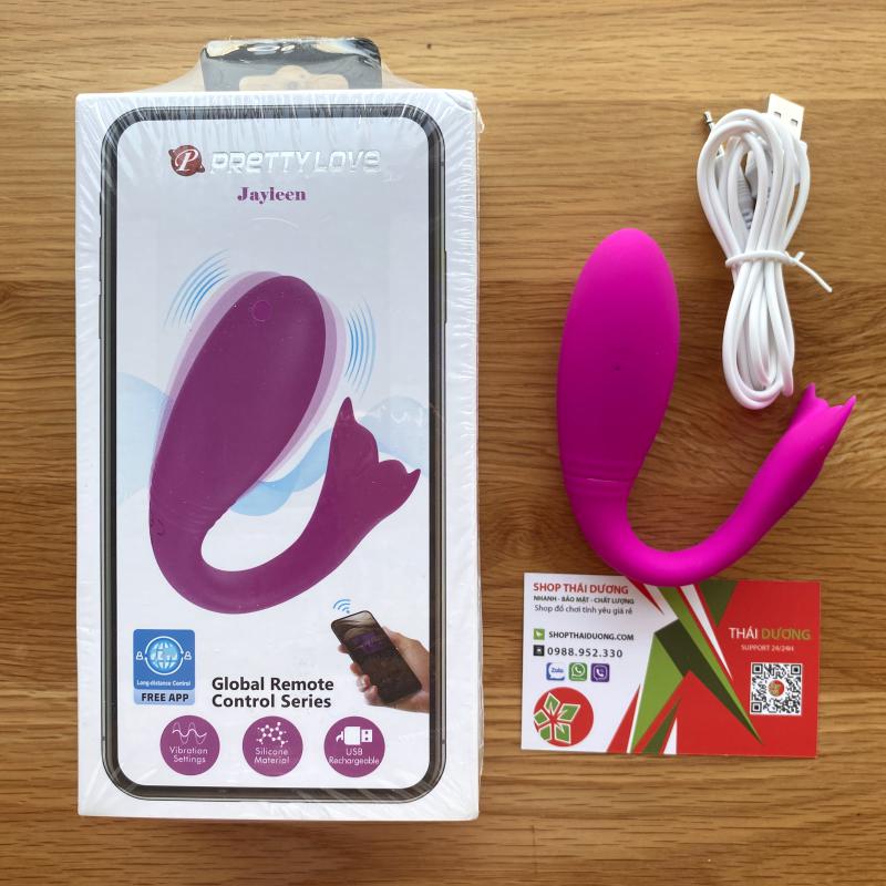 Sextoy Trứng Rung Cá Heo Prettylove Điều Khiển Qua App