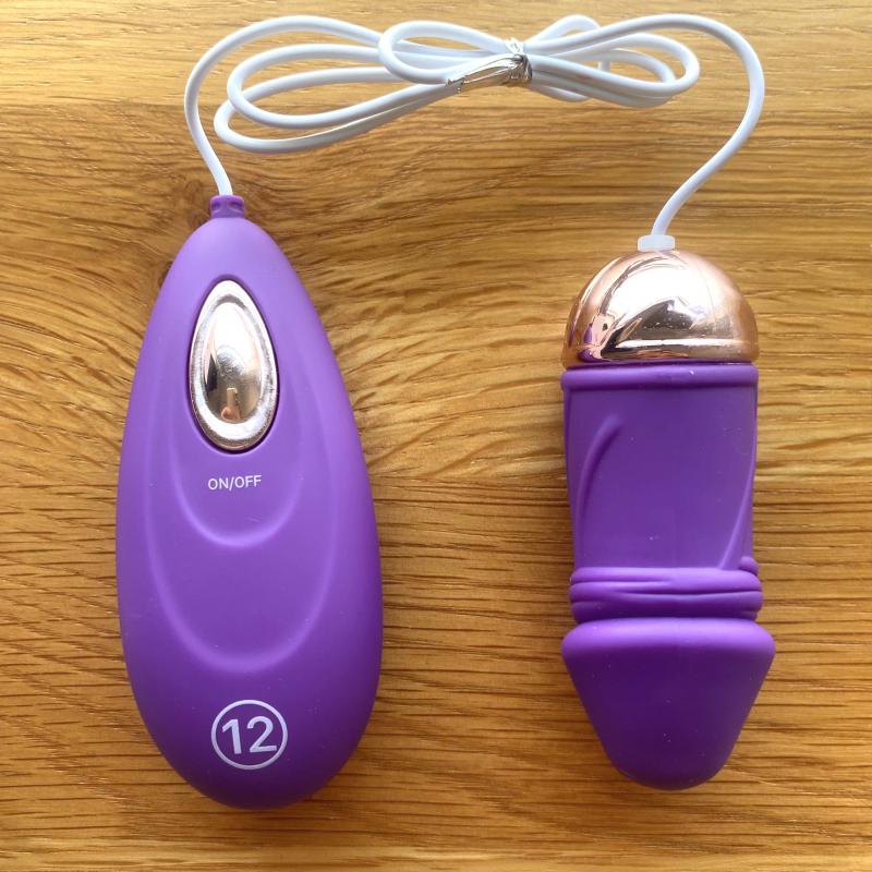 Trứng Rung Mini 12 Chế Độ Rung Sextoy Pin AAA Cho Nữ
