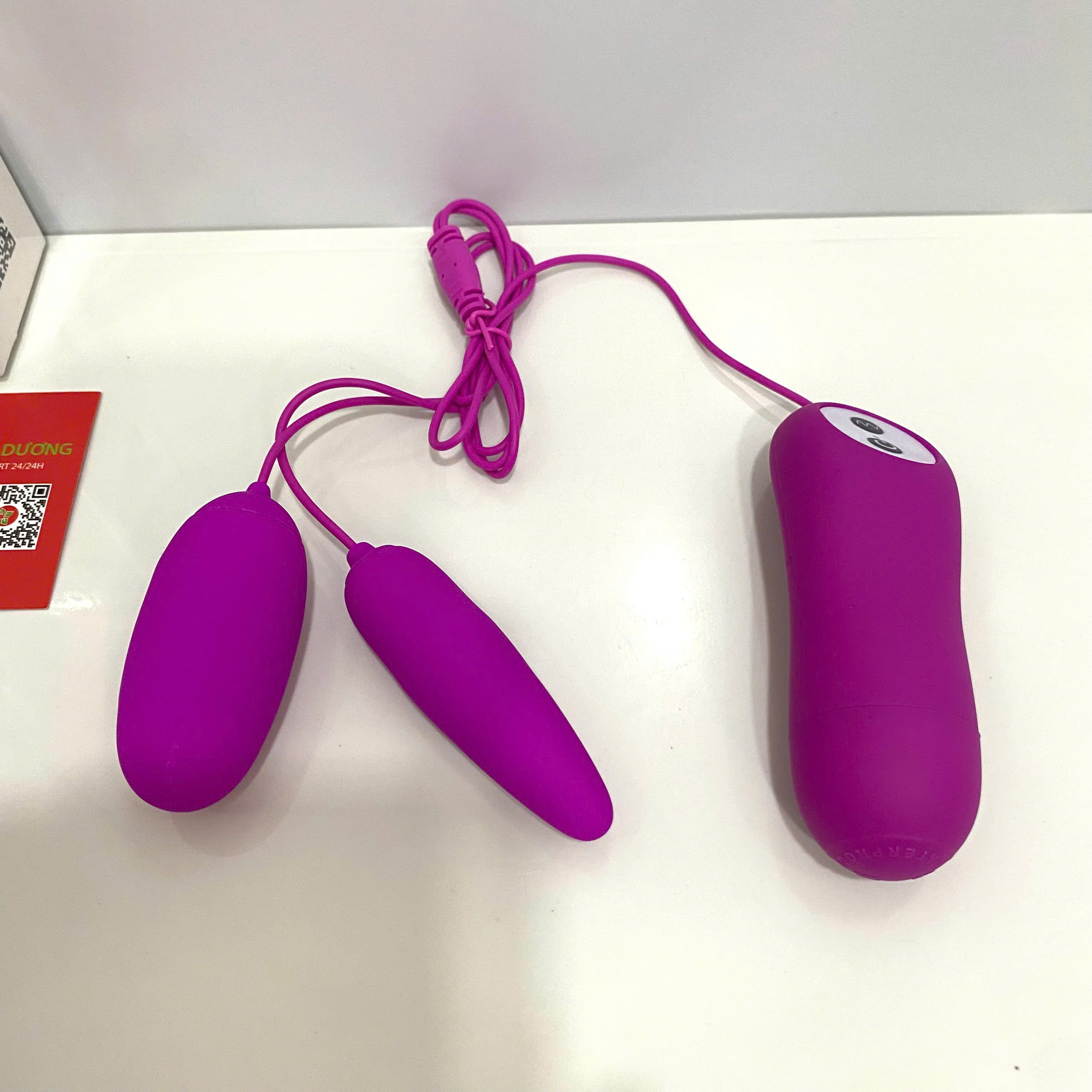 Trứng Rung Pretty Love Irma 2 Đầu Mạnh 12 Chế Độ Pin