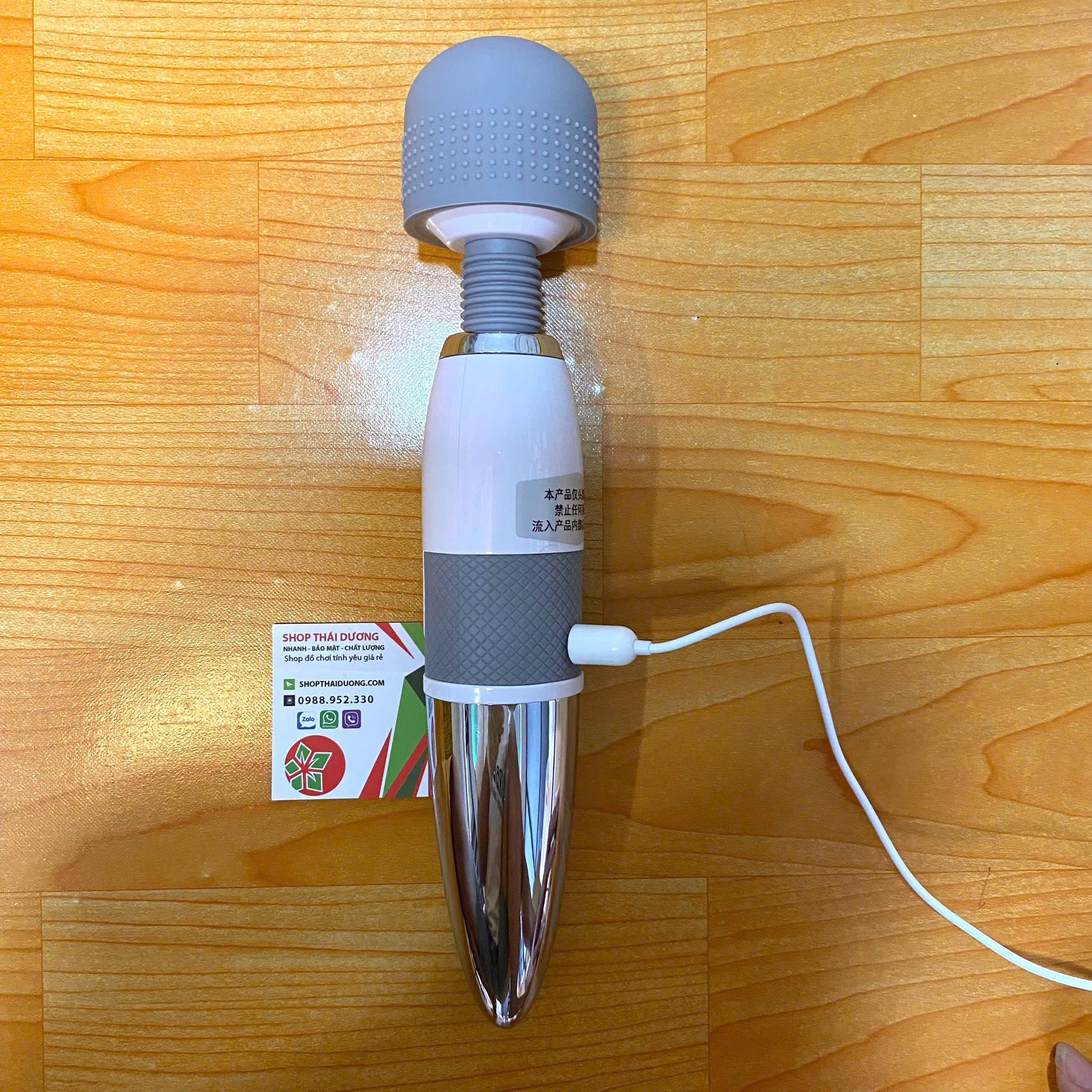 Máy Rung Tình Yêu Lightning AV Đa Tần Số Tỏa Nhiệt