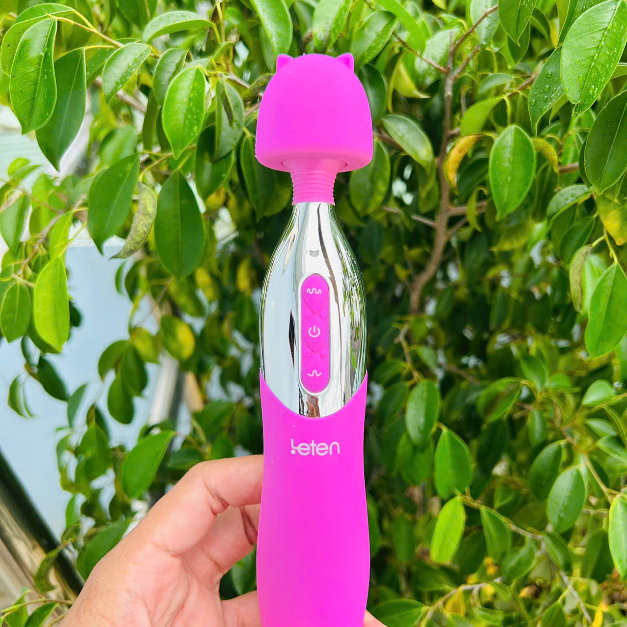 Chày Rung Leten Miss Cat AV Nhật Bản 2 Đầu Lưỡi Rung Siêu Mạnh Sưởi