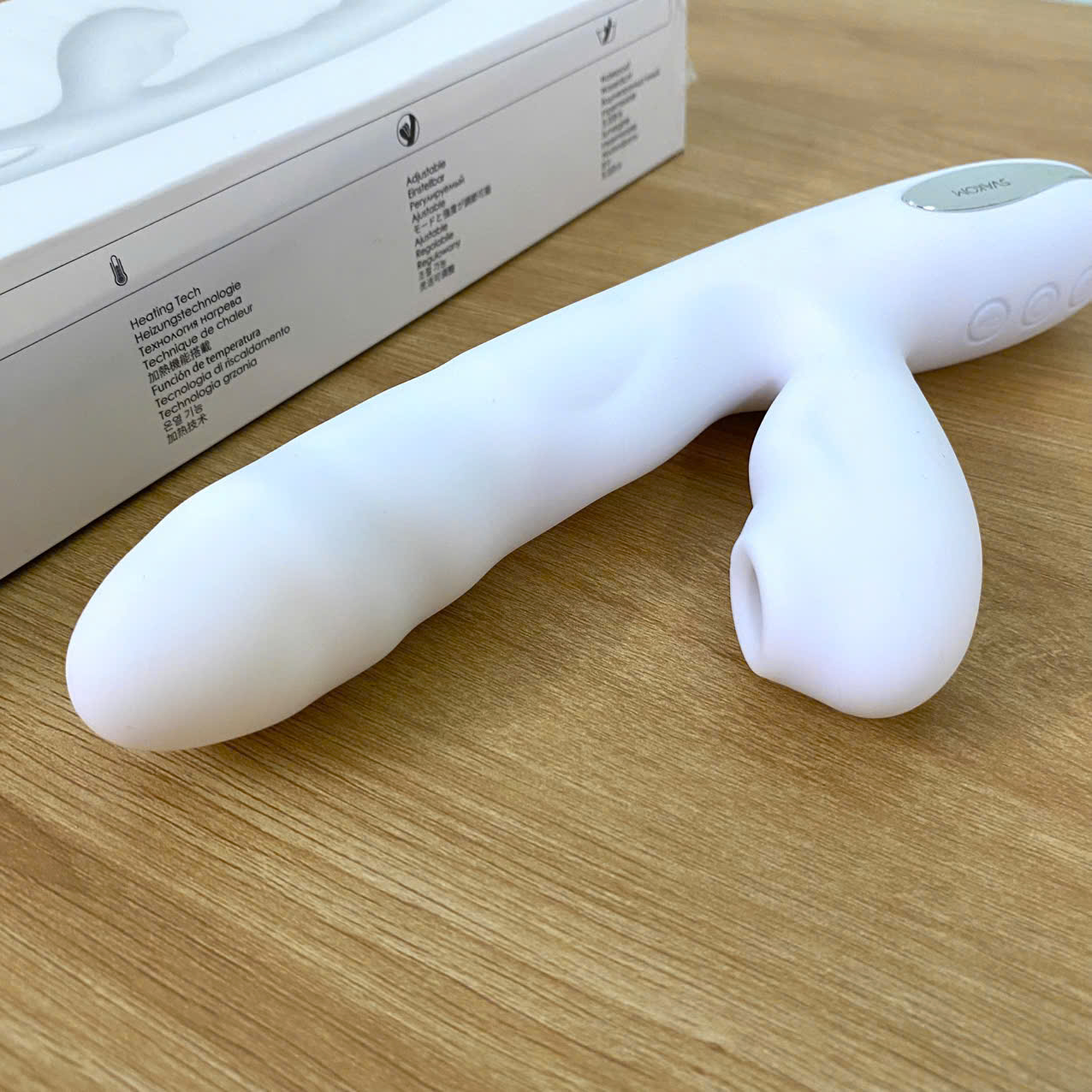 Dương vật giả Svakom Veromca massage rung thụt bú mút điểm G cao cấp