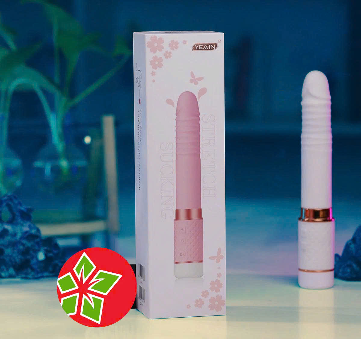 Dương vật giả rung thụt 1 đầu bú mút hột le cao cấp kích thích nữ