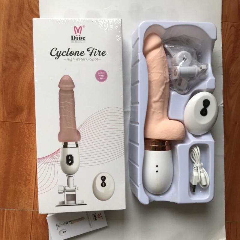 Dương Vật Rung Thụt Toả Nhiệt Dibe Gắn Tường Điều Khiển Từ Xa