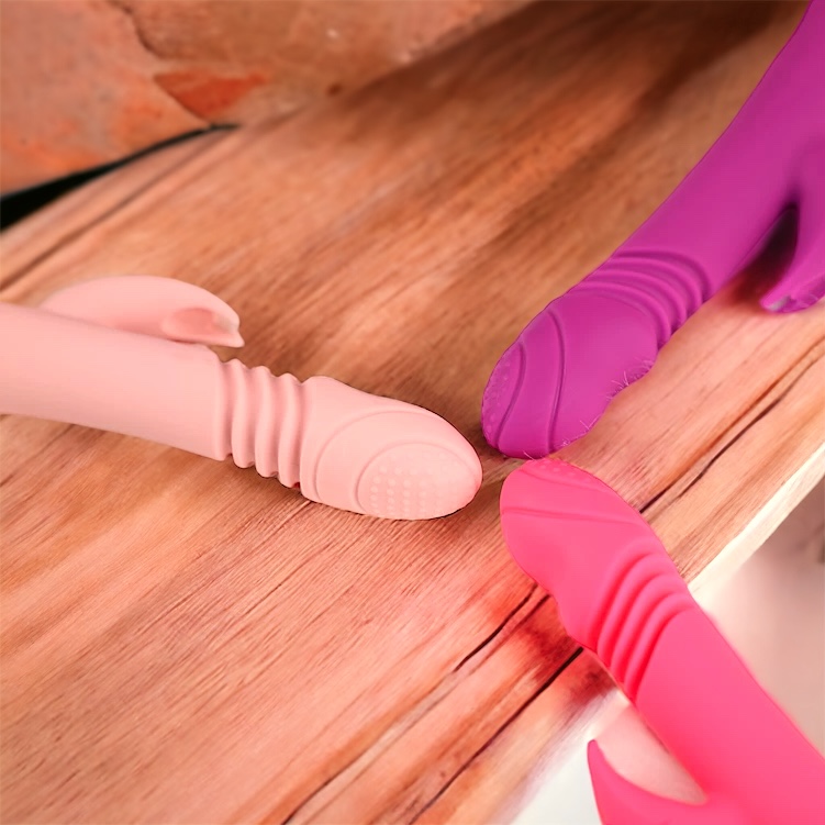 Dương vật giả Mannuo Ella vibrating rod rung thụt toả nhiệt cao cấp nữ