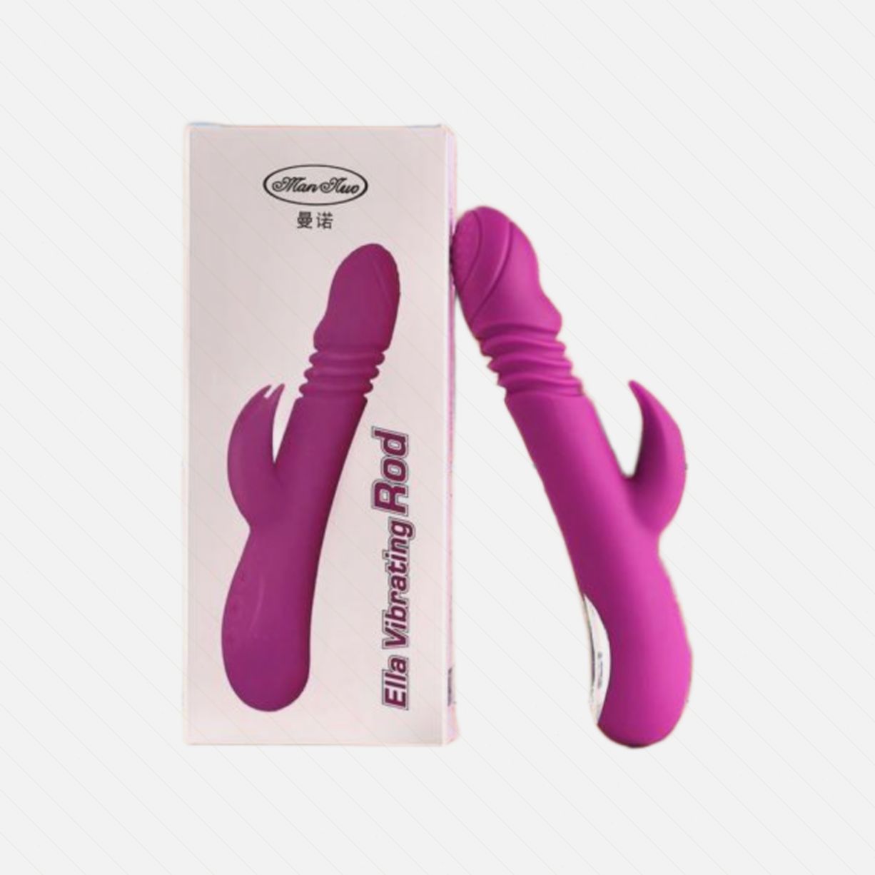Dương vật giả Mannuo Ella vibrating rod rung thụt toả nhiệt cao cấp nữ 