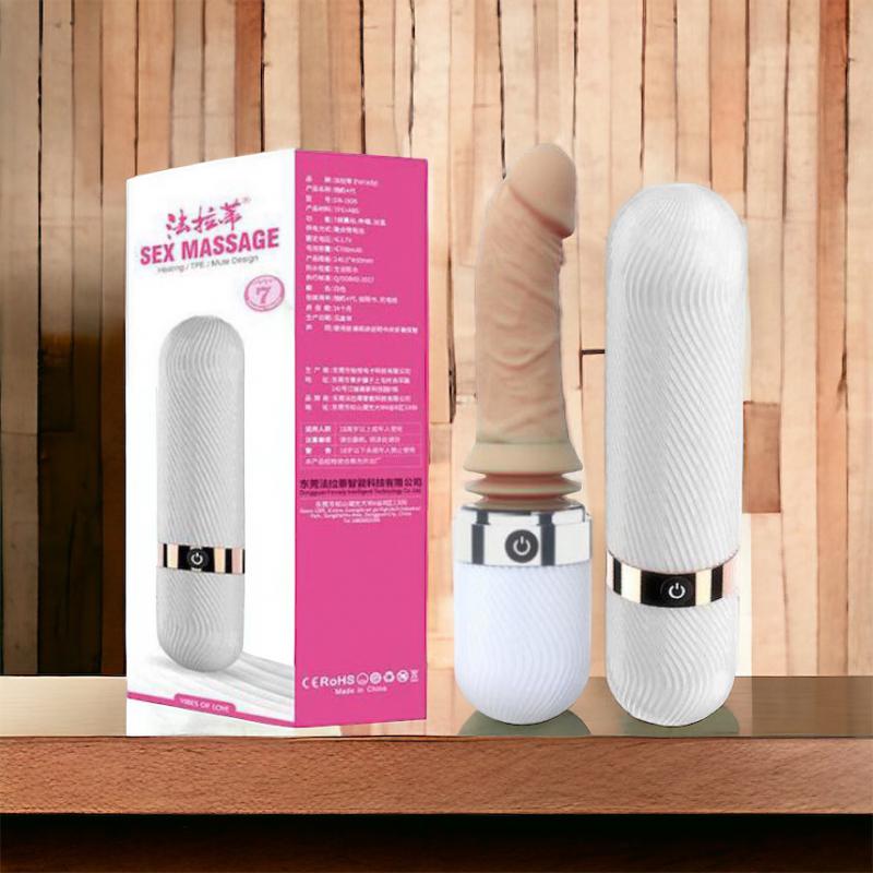 Sextoy dương vật giả Dibei Gold 7 chế độ rung thụt mạnh kết hợp toả nhiệt