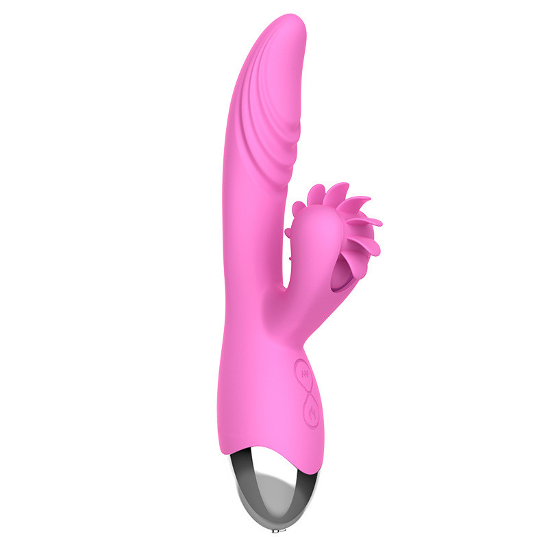 Sextoy Chim Giả Siêu Mạnh Kèm Nhánh Lưỡi Liếm Xoay Kích Thích Nữ
