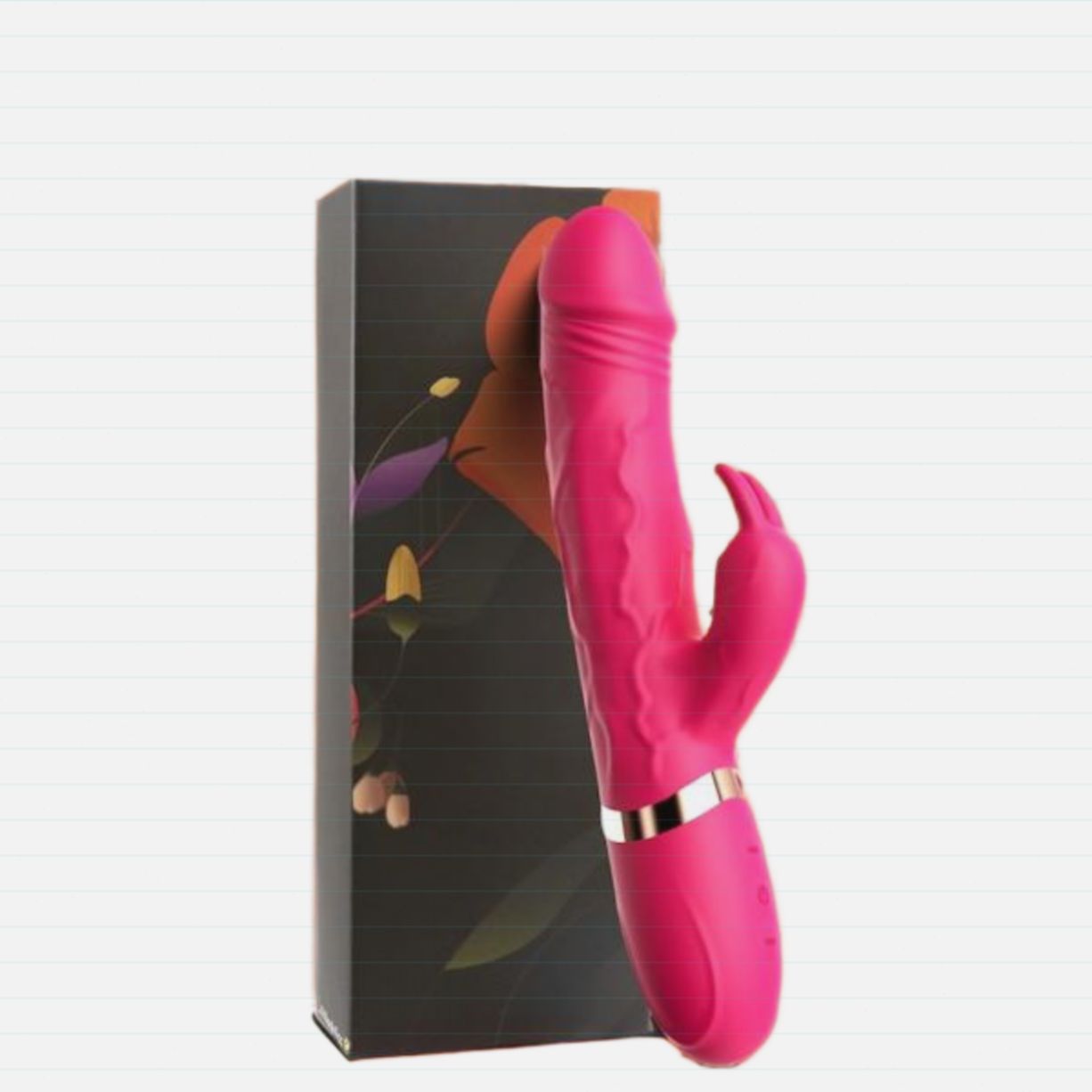 Sextoy Dương Vật Giả Rung Tai Thỏ Silicon Kích Thích Điểm G Nữ 