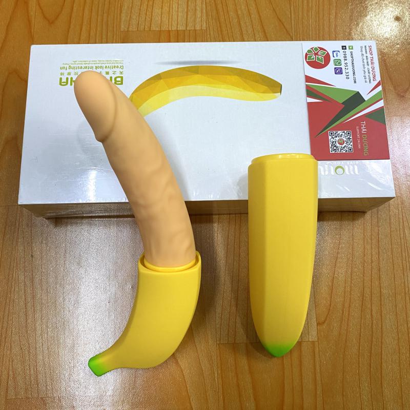 Dương vật giả ngụy trang trái chuối 7 chế độ rung siêu thực