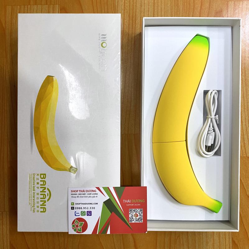 Dương vật giả ngụy trang trái chuối 7 chế độ rung siêu thực