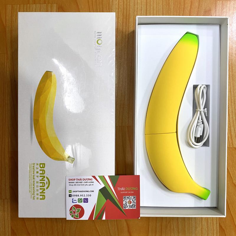 Dương vật giả ngụy trang trái chuối 7 chế độ rung siêu thực