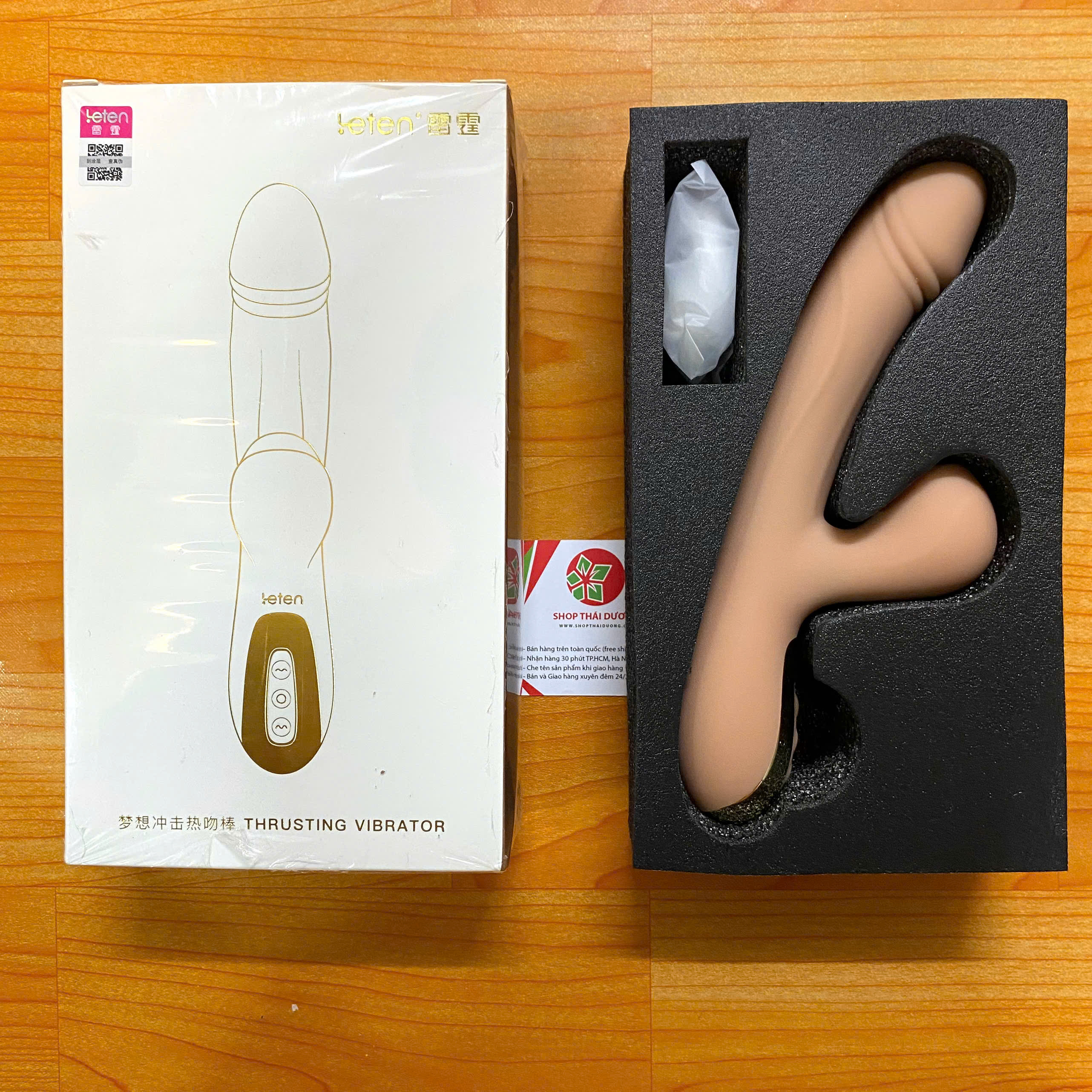 Dương Vật Giả Leten Thusting Vibrator Rung Thụt Đa Năng Cực Mạnh