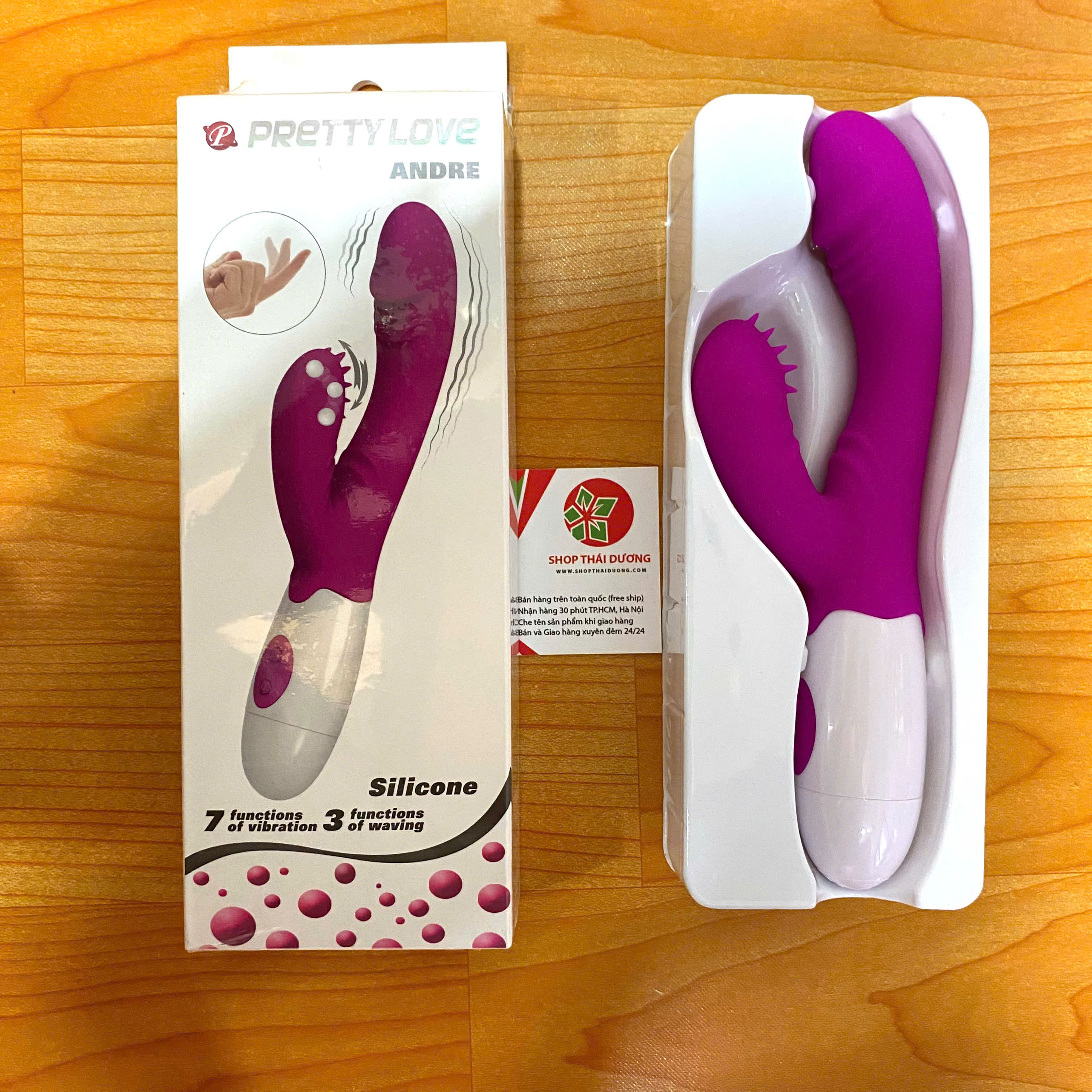 Máy Rung Dương Vật Giả Pretty Love 7 Chế Độ Rung Kích Thích Điểm G