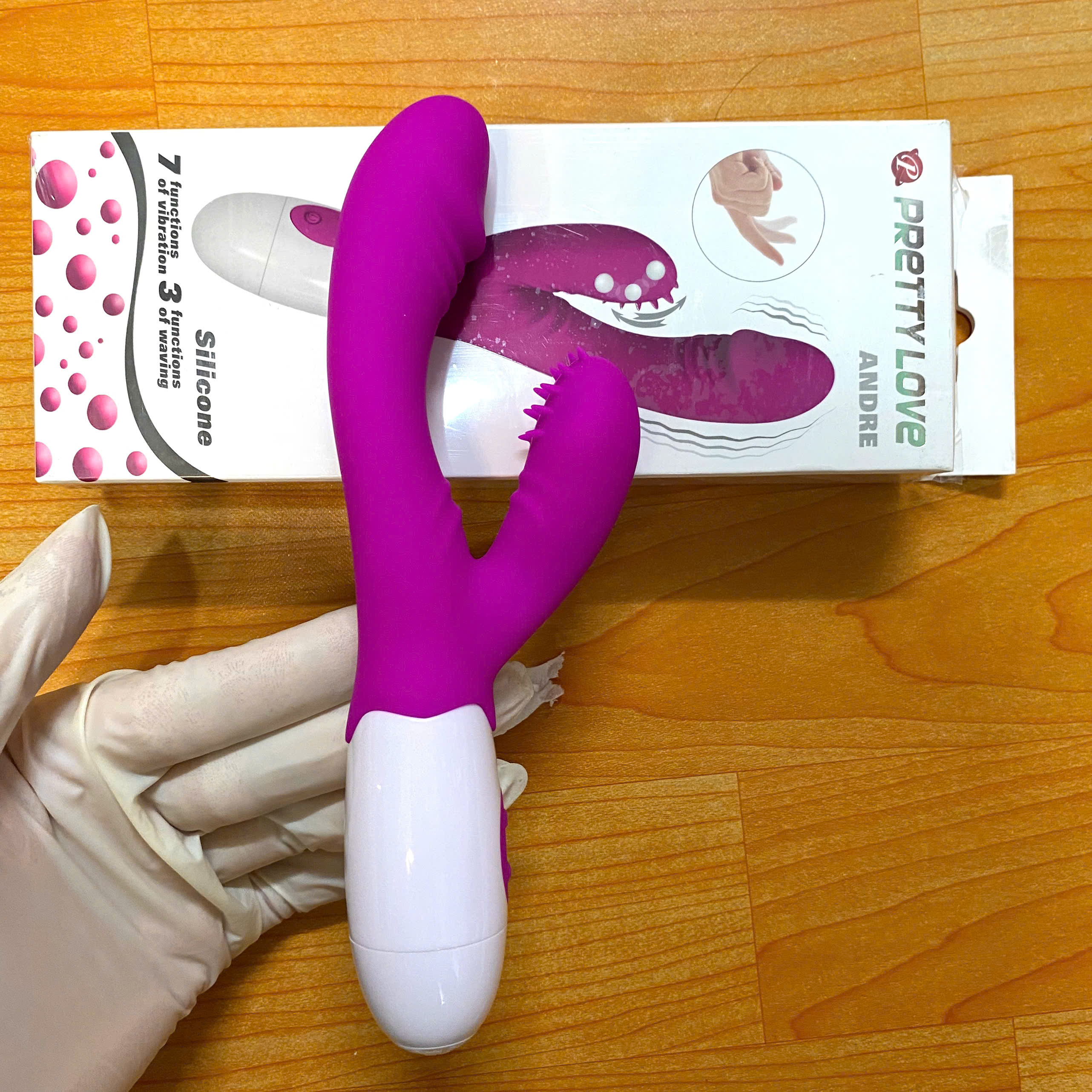 Máy Rung Dương Vật Giả Pretty Love 7 Chế Độ Rung Kích Thích Điểm G