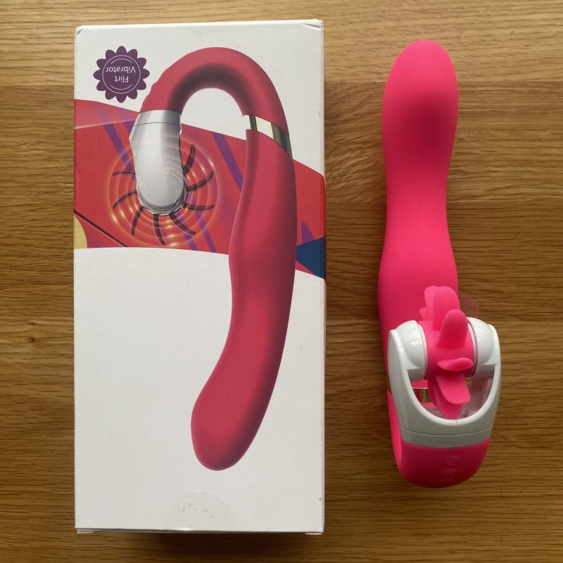 Que Rung Lưỡi Liếm Xoay 360° Massage Điểm G Kích Thích