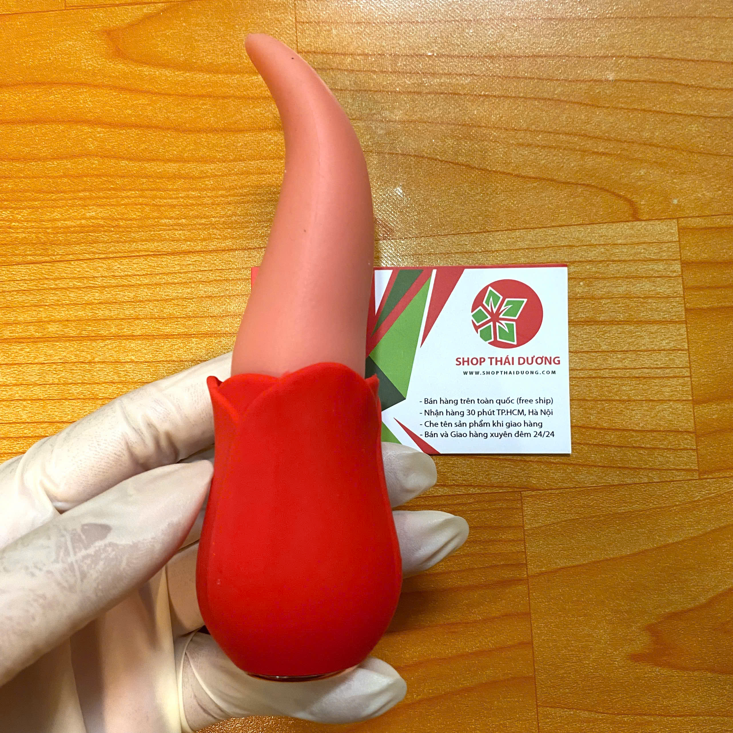 Lưỡi liếm rung massage âm đạo kích thích cực mạnh ABS silicon mềm