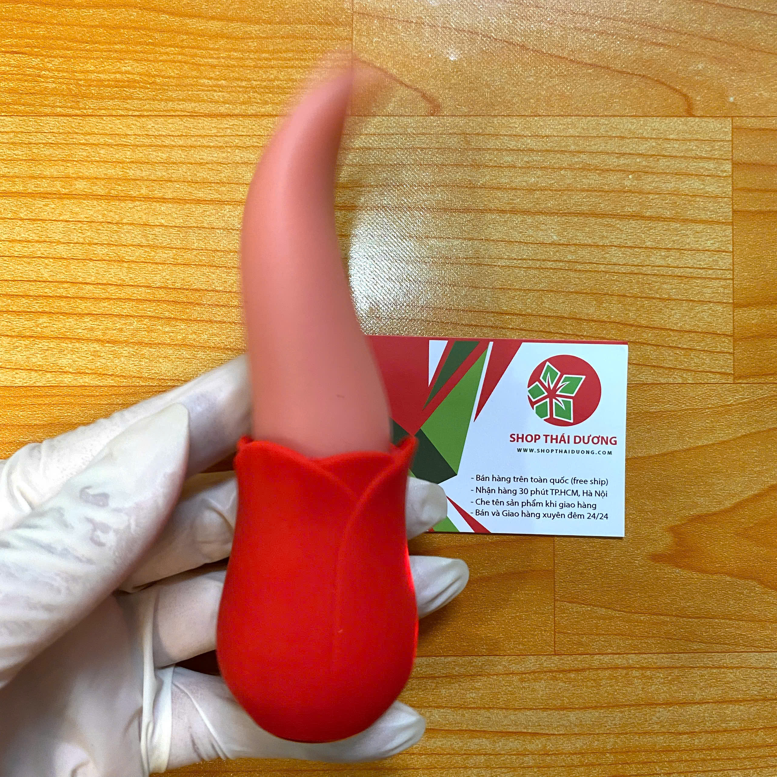 Lưỡi liếm rung massage âm đạo kích thích cực mạnh ABS silicon mềm