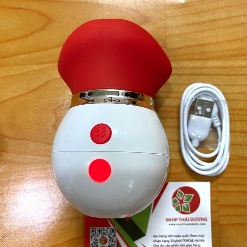 Máy Rung Hút Kèm Lưỡi Bú Liếm 3 In 1 Massage Núm Vú Kích Thích Điểm G