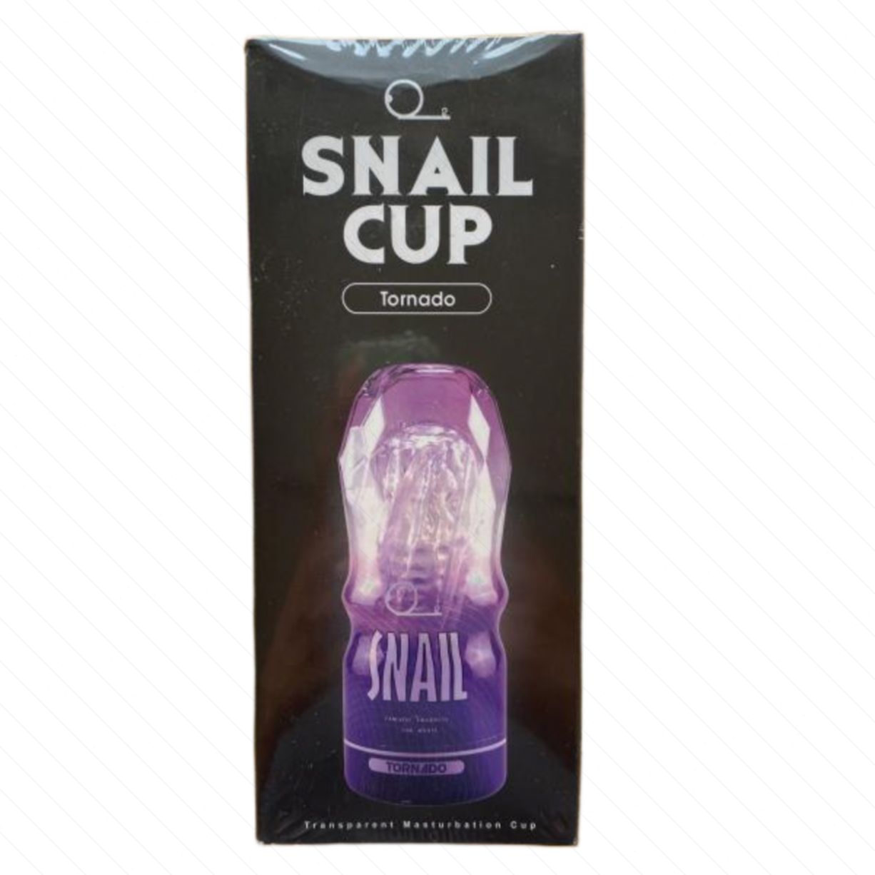 Cốc thủ dâm âm đạo giả Snail Cup trong suốt, silicon siêu mềm 