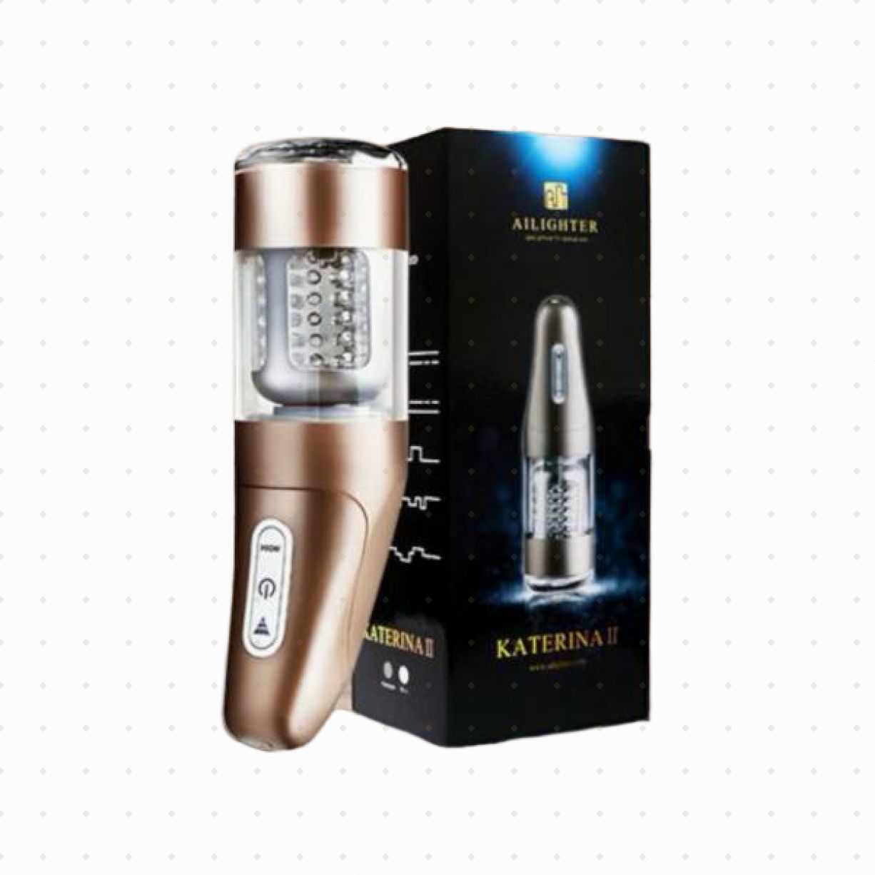 Máy Âm Đạo Giả Cầm Tay Rung Đa Chức Năng Aillighter Nam 