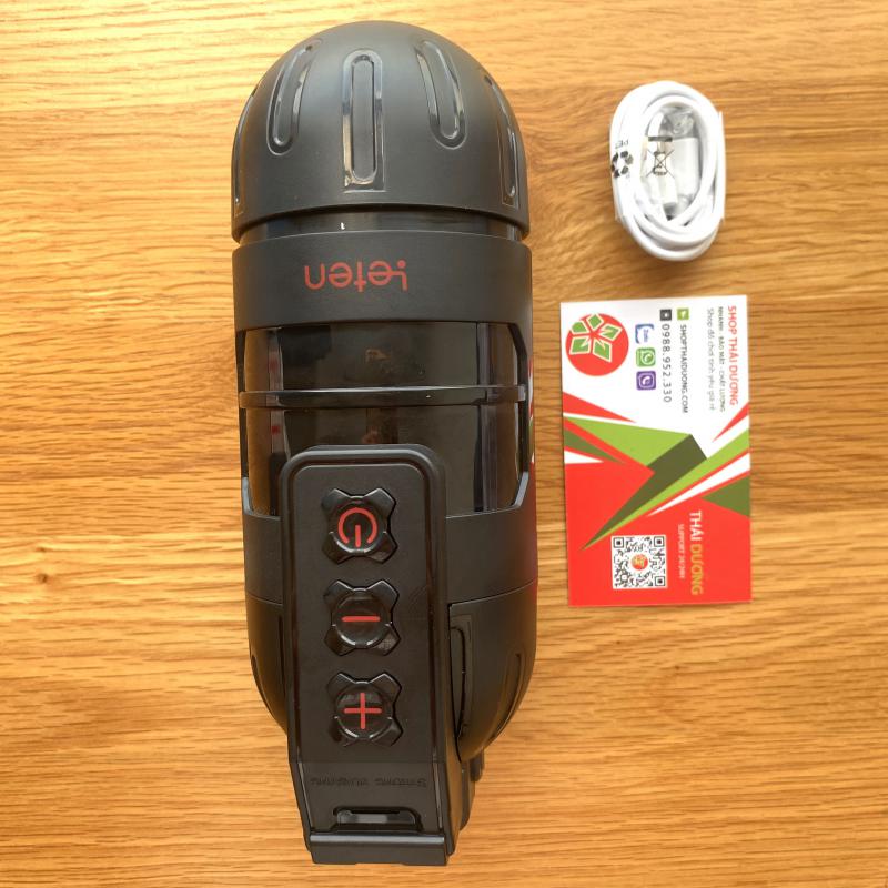 Máy Âm Đạo Giả Leten Thunder Rung Nhiều Chế Độ Điều Khiển Xa