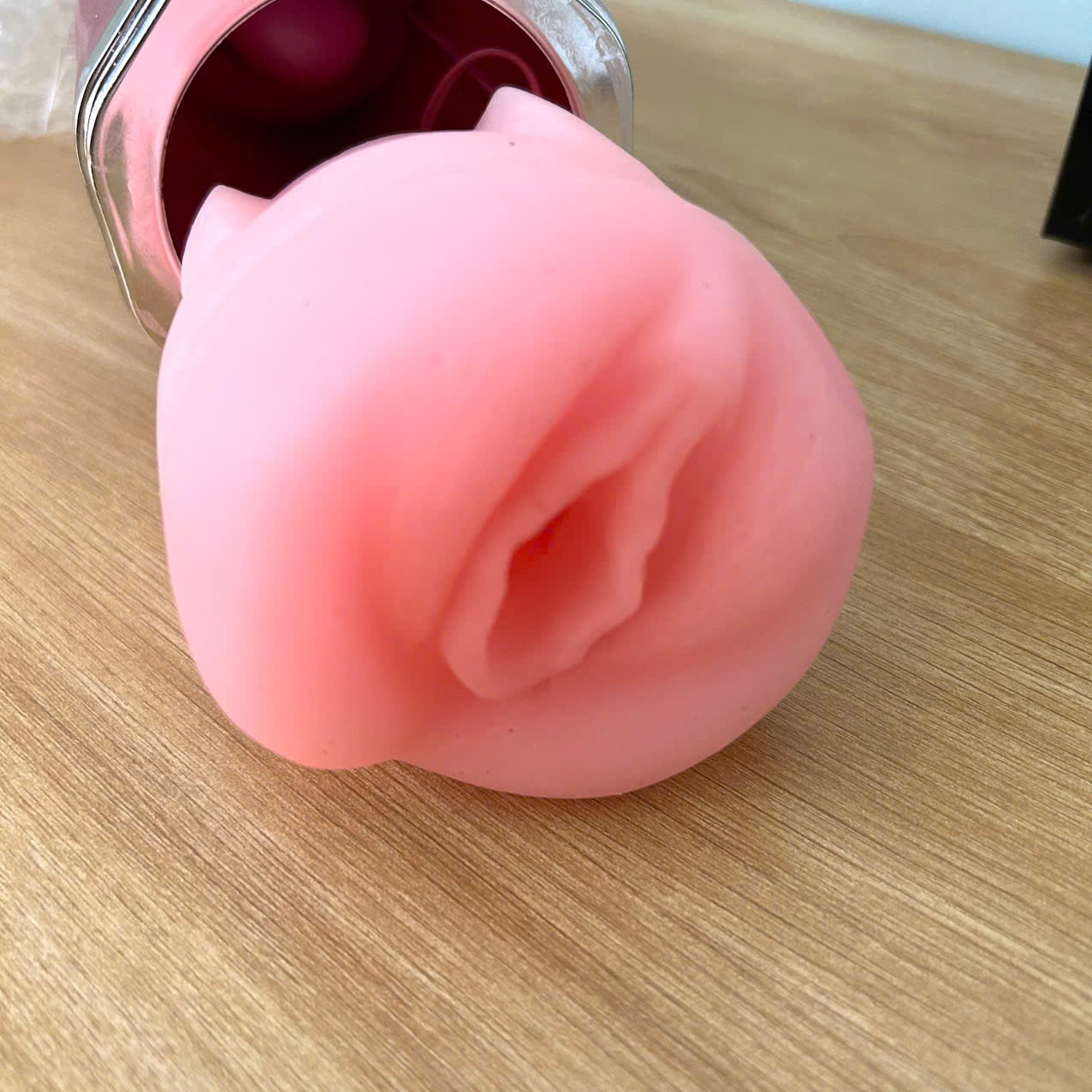 Âm Đạo Giả Jiuai Masturbation Cup Rung Liếm 7 Chế Độ Mạnh