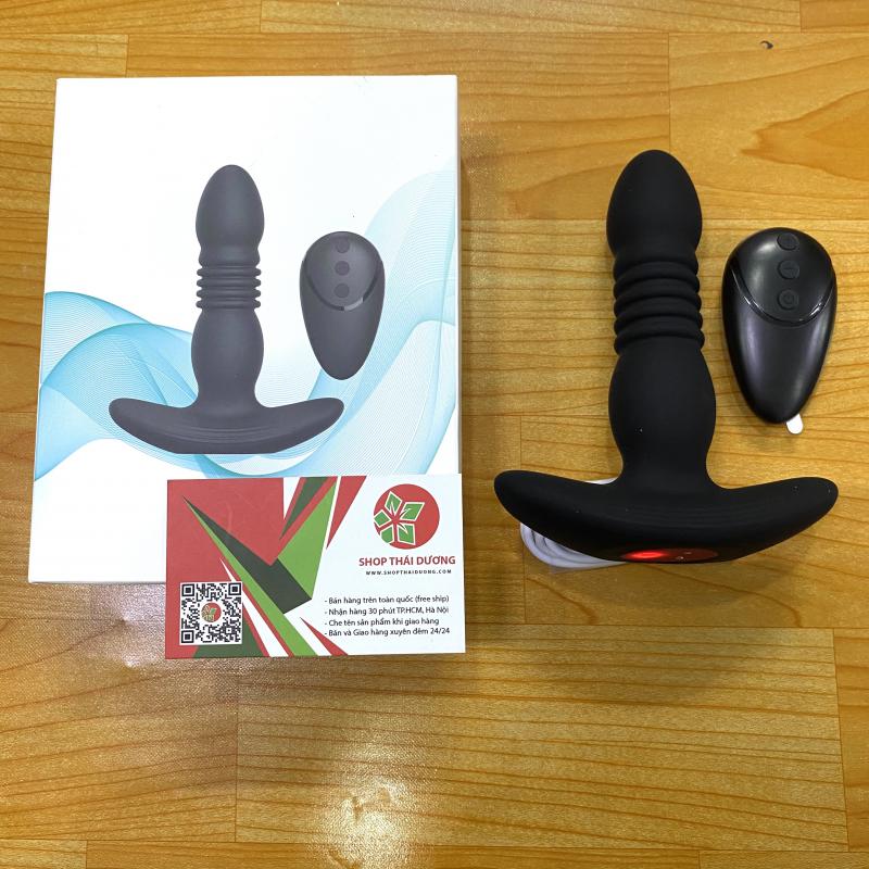 Mẫu trứng rung hậu môn điều khiển từ xa nhiều chế độ rung thụt