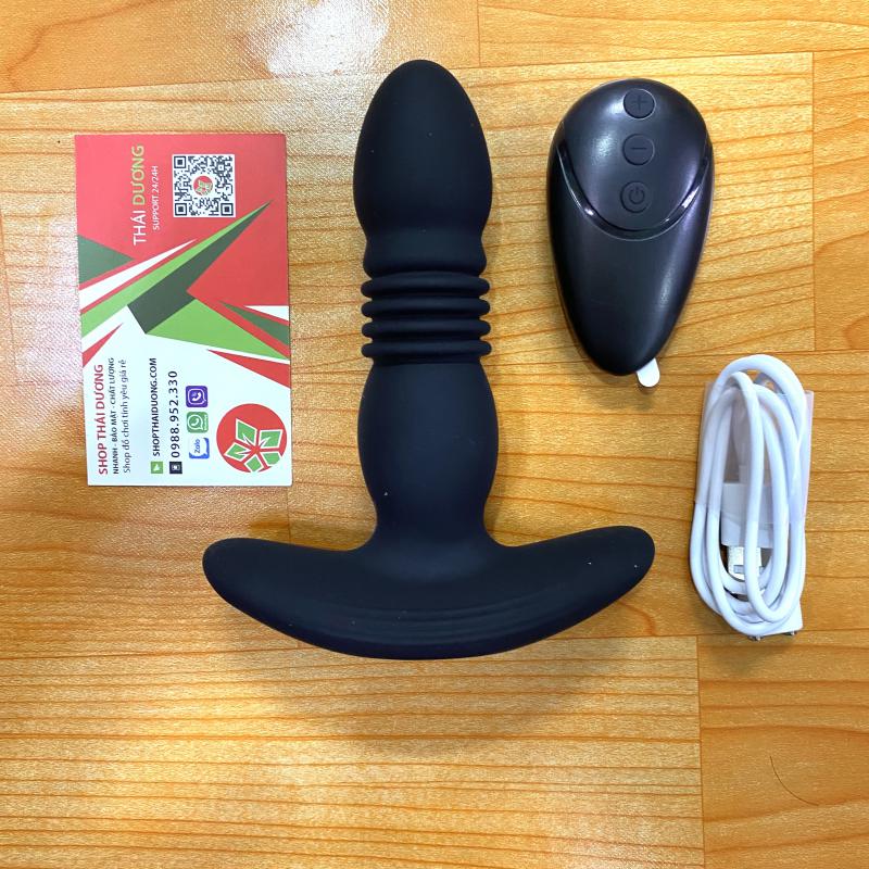 Mẫu trứng rung hậu môn điều khiển từ xa nhiều chế độ rung thụt