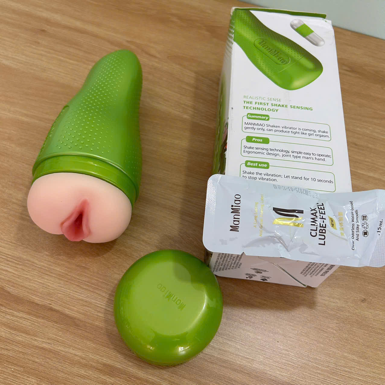 Cốc Âm Đạo Giả ManMiao Silicon Siêu Mềm Nhỏ Gọn Tăng Khoái Cảm