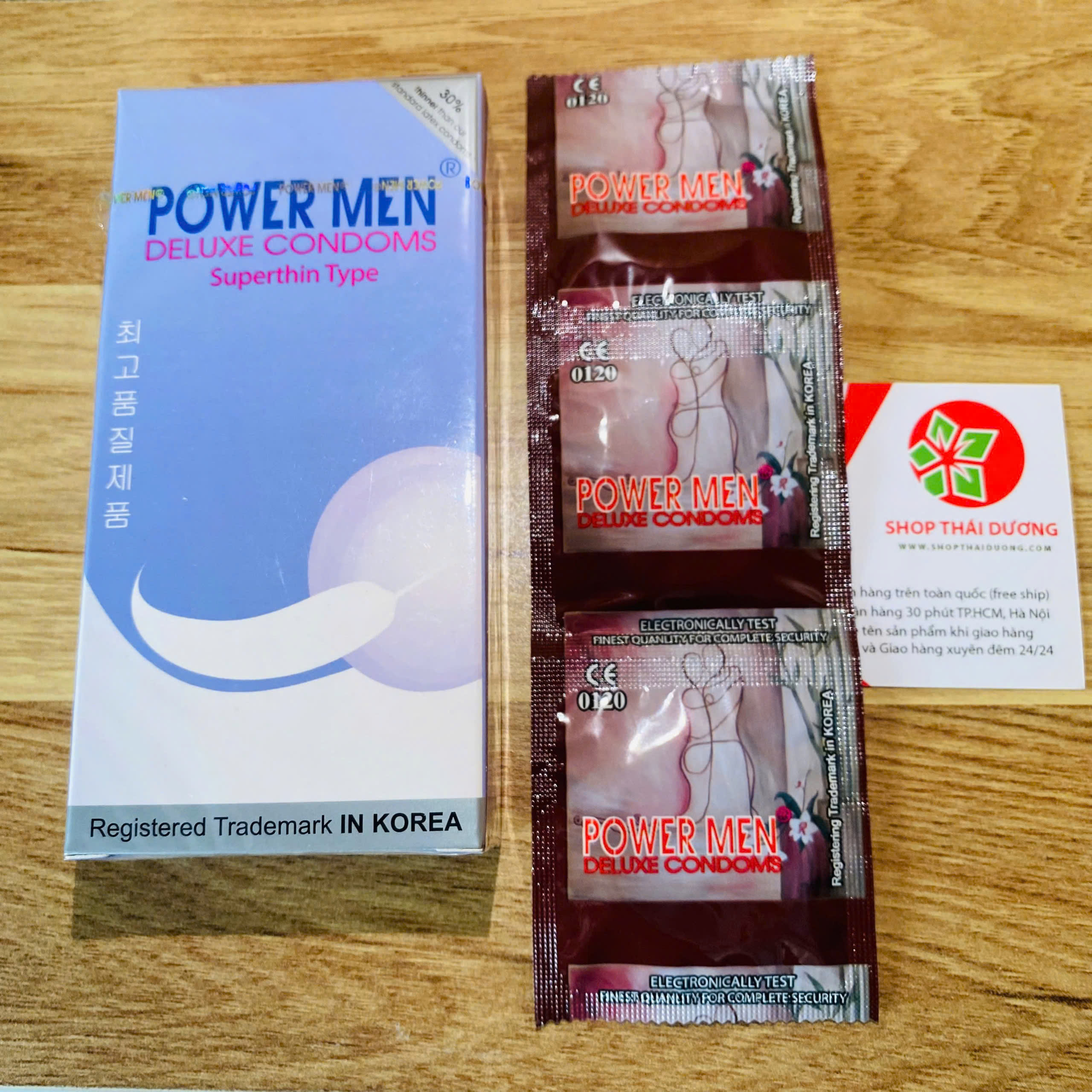 Bao Cao Su Siêu Mỏng POWER MEN DULUXE 12 Cái Cao Cấp Hàn Quốc