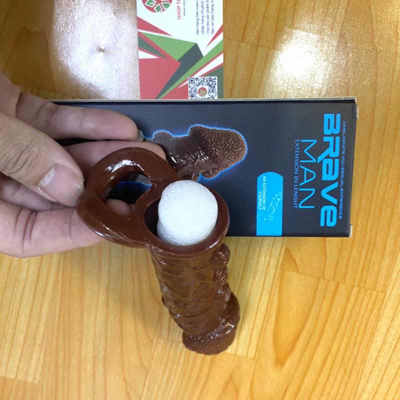 Bao Cao Su Đôn Dên Brave Man Quay Đeo Chống Tuột Siêu Mềm