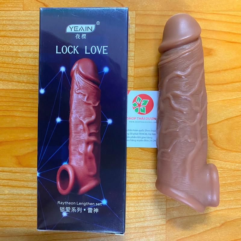 Shop bán bao đôn dên tăng kích thước Yaein Lock Love có quay đeo chính hãng