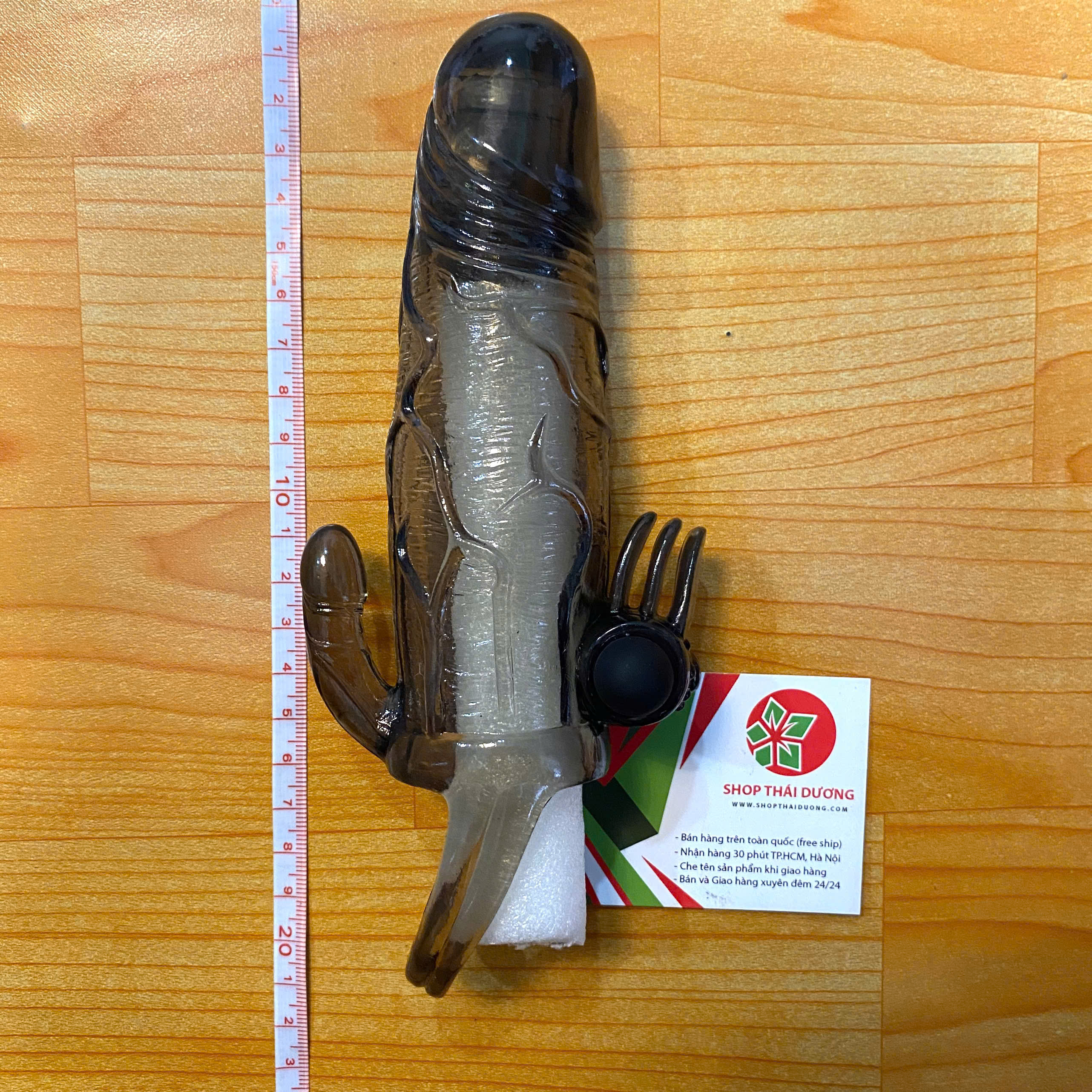 Bao Cao Su Đôn Dên Rung Hai Đầu Có Quay Brave Man Cao Cấp