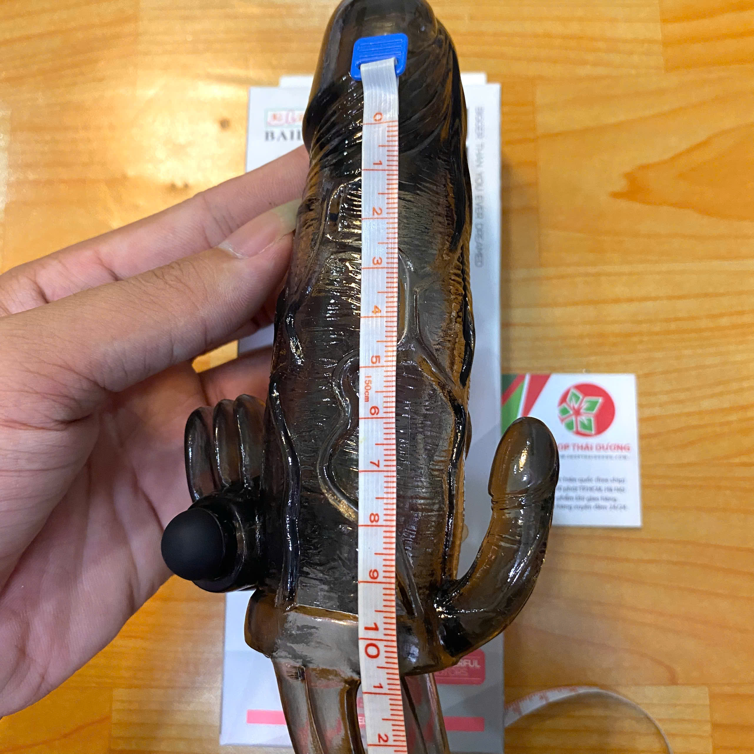 Bao Cao Su Đôn Dên Rung Hai Đầu Có Quay Brave Man Cao Cấp