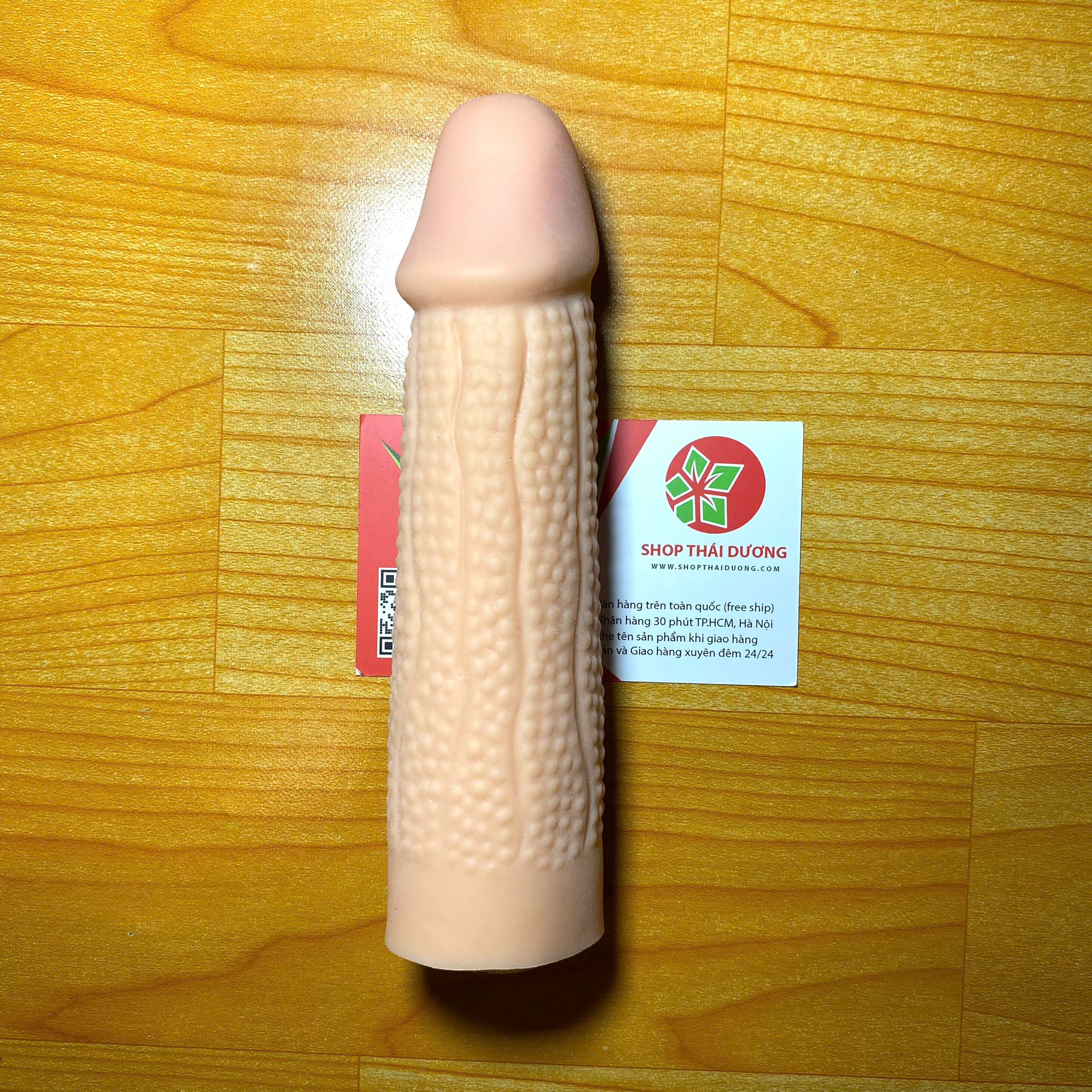 Bao đôn dên gân gai Maxman tăng kích thước silicone mềm mại