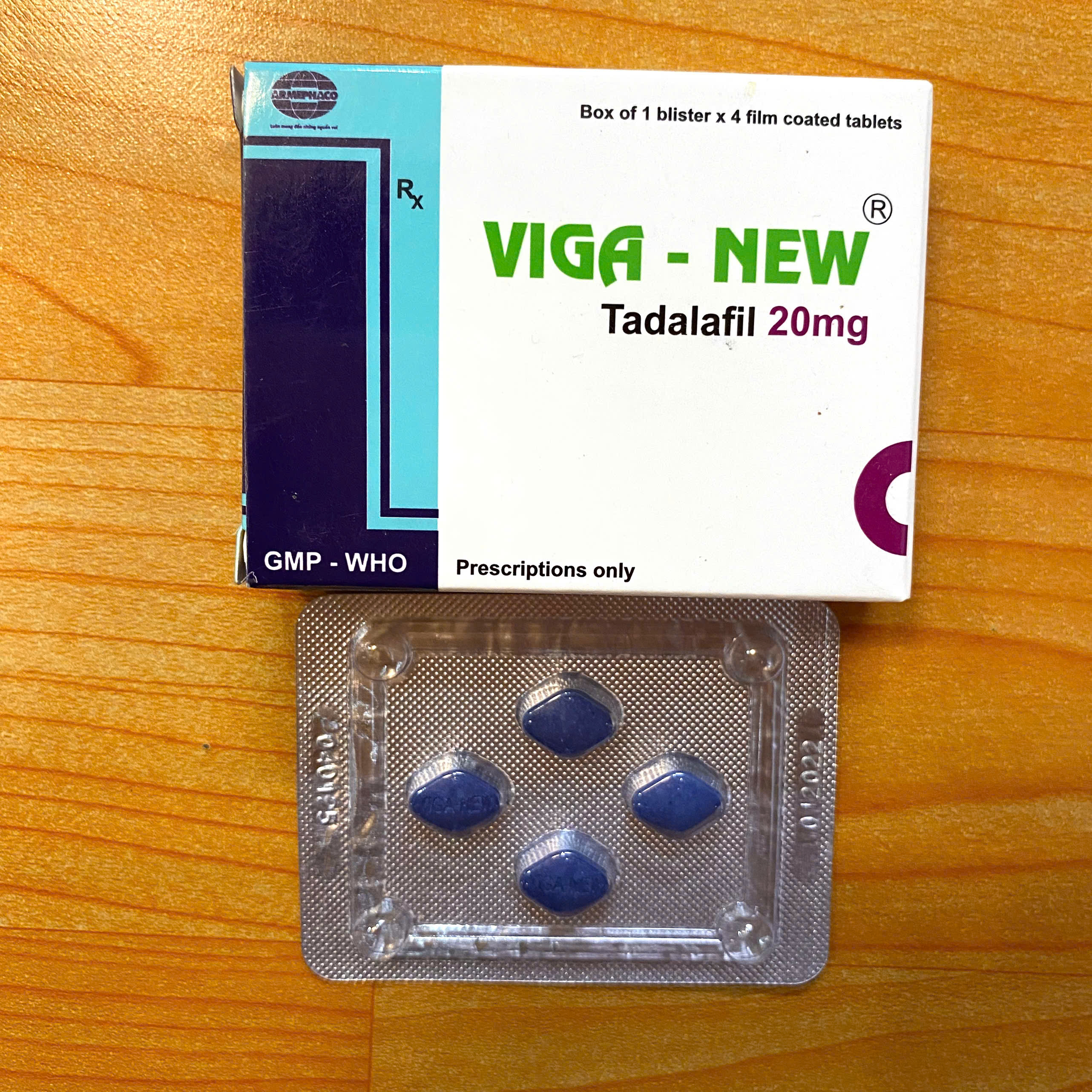 Viên Uống Cường Dương Viga 20mg Kéo Dài Quan Hệ Hiệu Quả Cho Nam