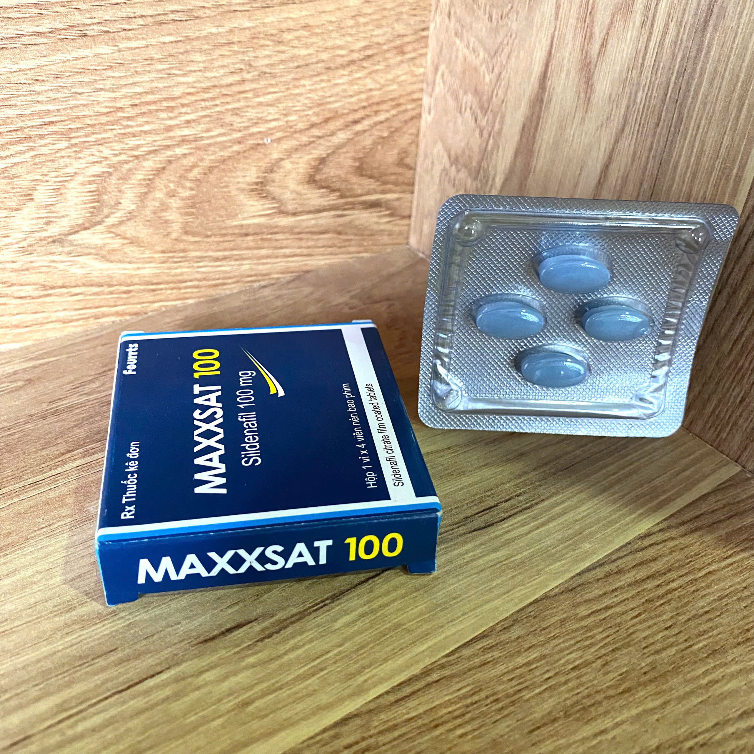 Maxxsat 100 Sildenafil tăng cường sinh lý nam, kéo dài thời gian