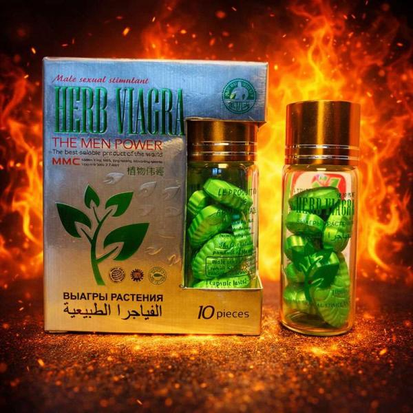 Viên uống cường dương Herb Viagra xanh, kéo dài thời gian quan hệ 