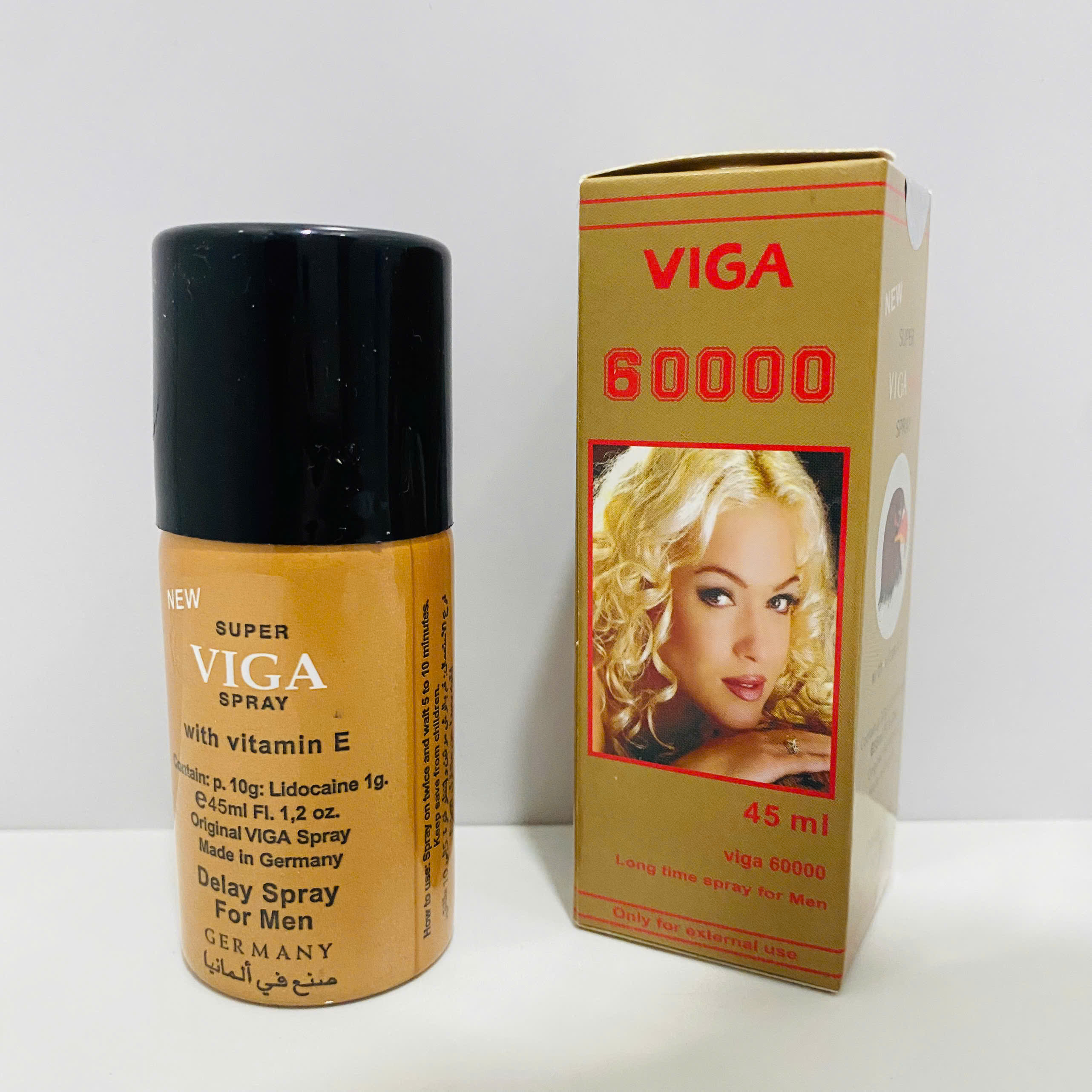 Xịt Kéo Dài Thời Gian Super Viga 60000 Đức 45ml Chống Xuất Tinh Sớm