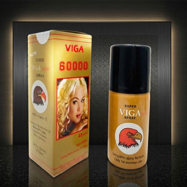 Xịt Kéo Dài Thời Gian Super Viga 60000 Đức 45ml Chống Xuất Tinh Sớm 