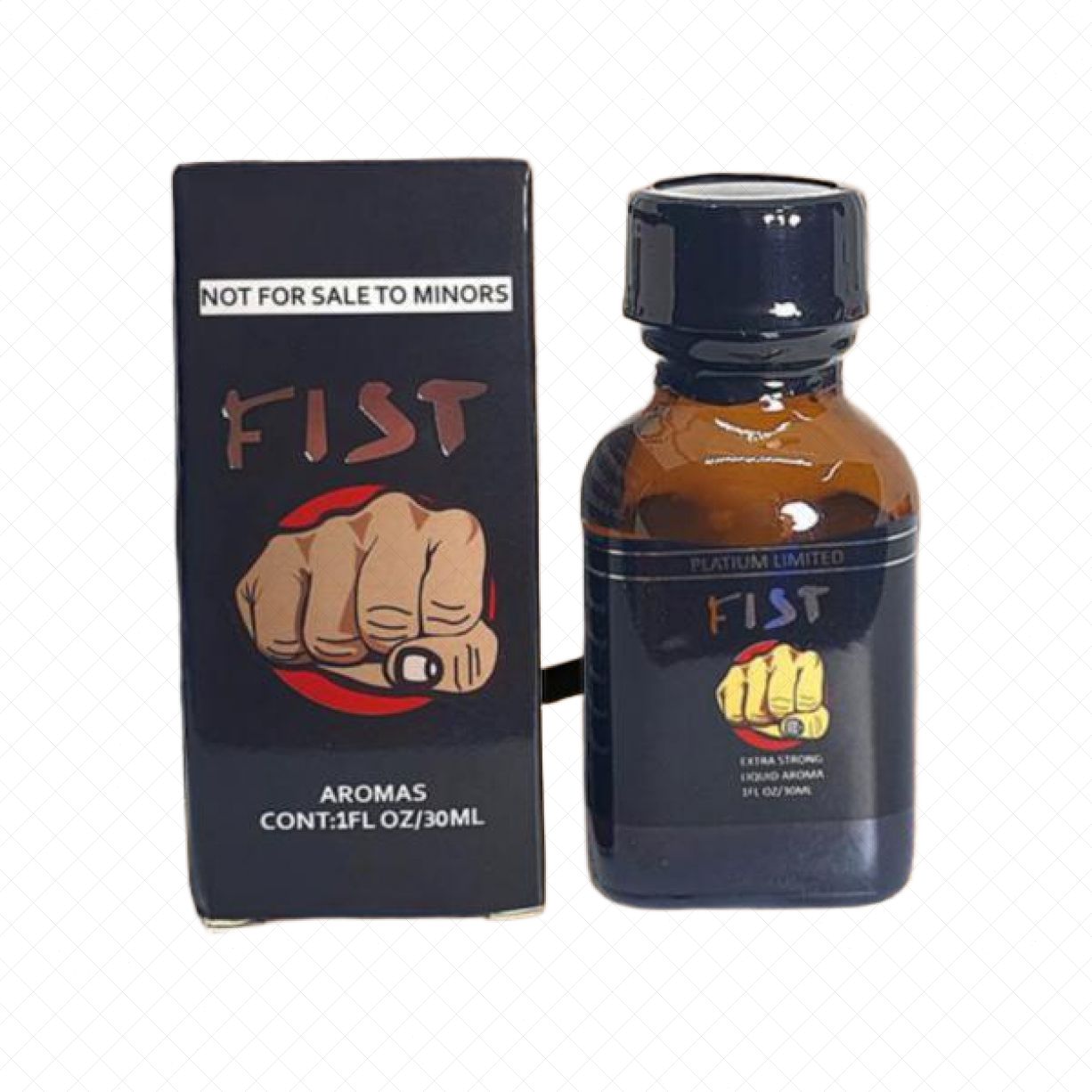 Tinh dầu popper Fist đen Aromas 30ml chính hãng Mỹ kích thích cực mạnh 