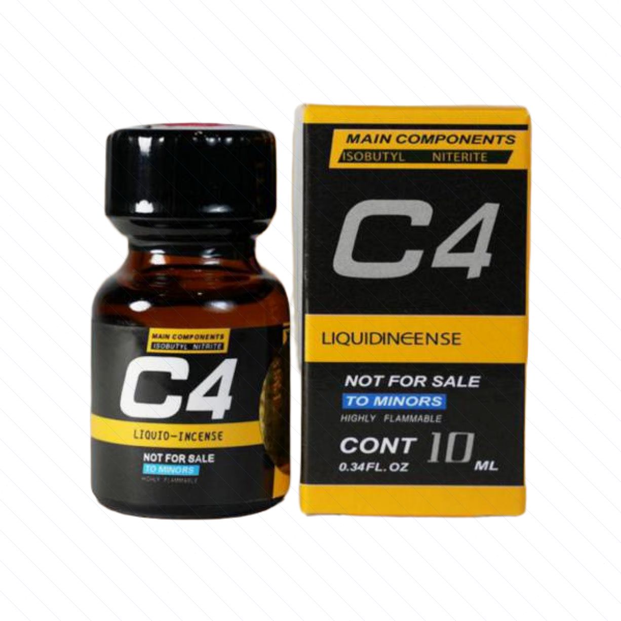 Popper C4 Yellow 10ml Mỹ Chính Hãng Tăng Hưng Phấn Cho Top Bot 