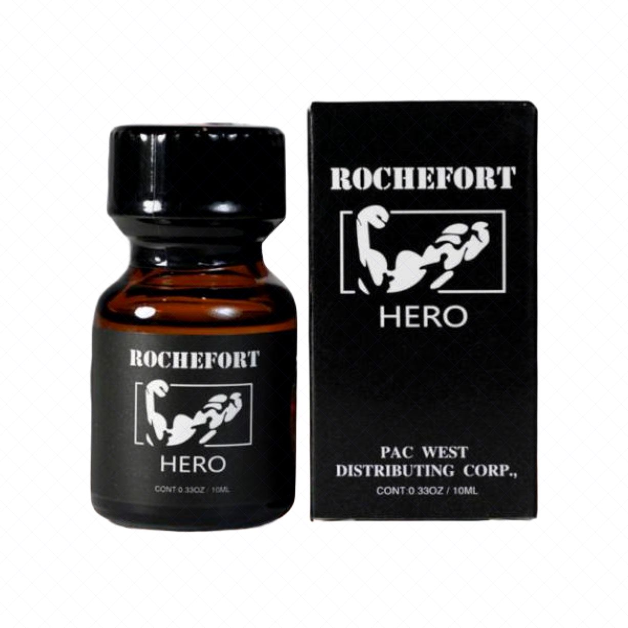 Chai hít Rochefort Hero PWD popper Mỹ 10ml chính hãng tăng hưng phấn Top Bot 