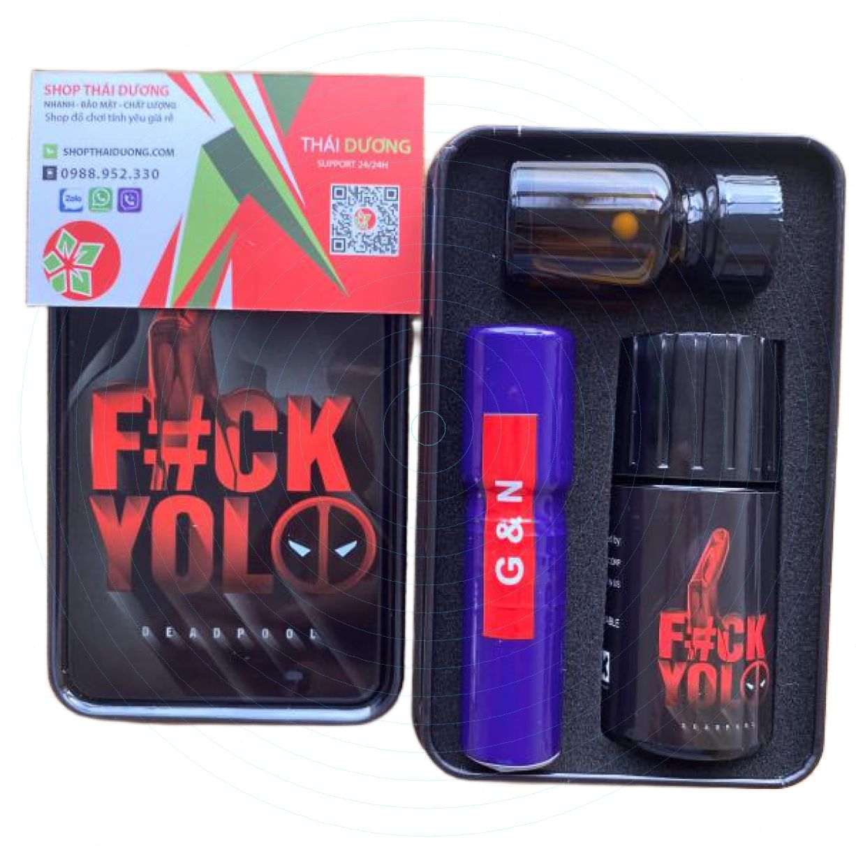 Set hộp combo tinh dầu Popper Fuck Youlo 50ml tăng kích thích giảm đau 
