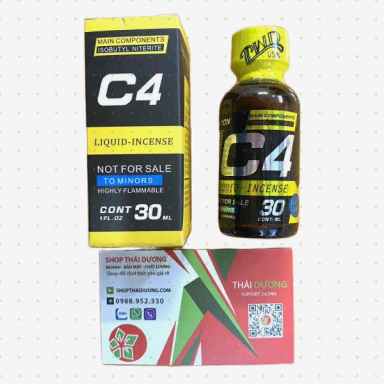 Popper C4 Vàng 30ml Mỹ Chính Hãng Tăng Khoái Cảm Đỉnh Cao 