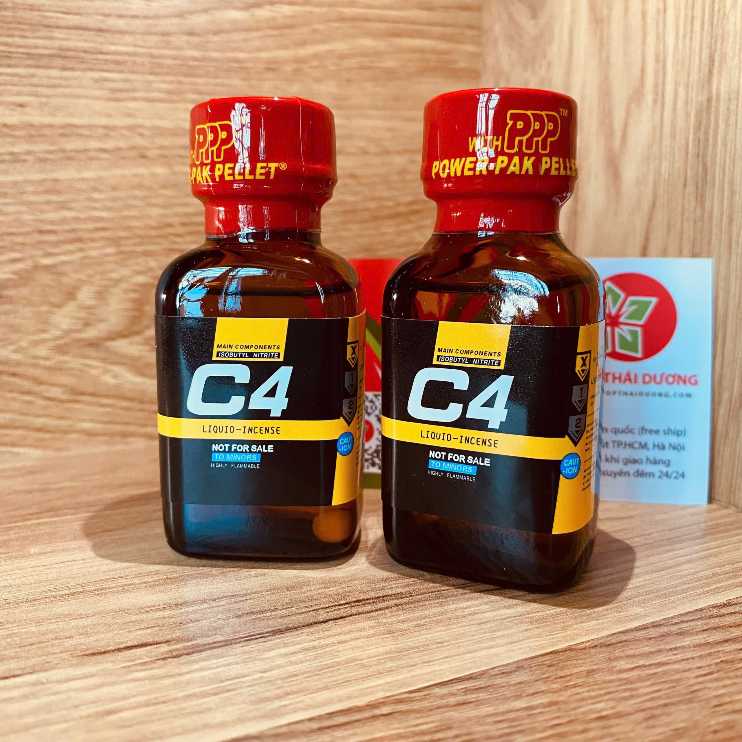 Poppers C4 vàng 30ml chính hãng Mỹ PWD hưng phấn cảm giác mạnh