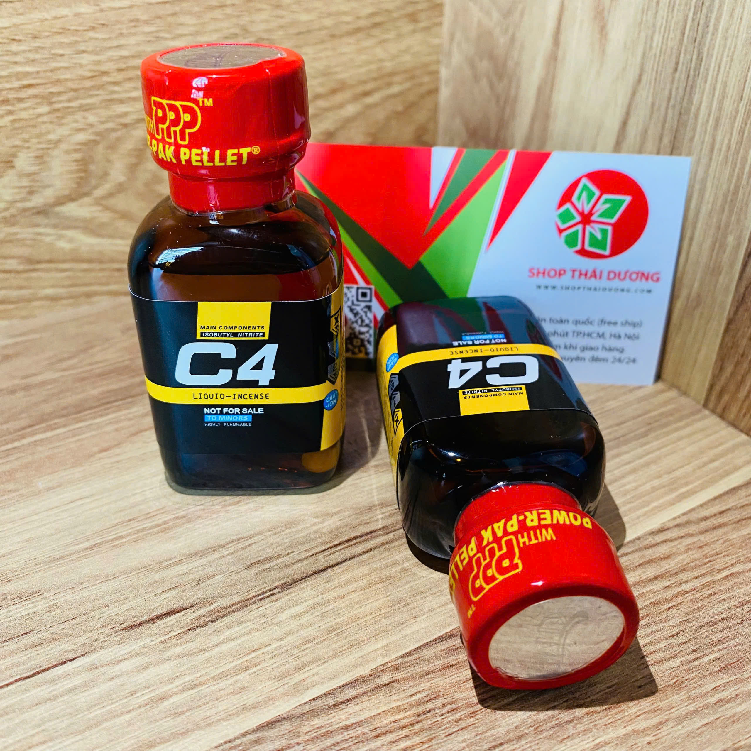 Poppers C4 vàng 30ml chính hãng Mỹ PWD hưng phấn cảm giác mạnh